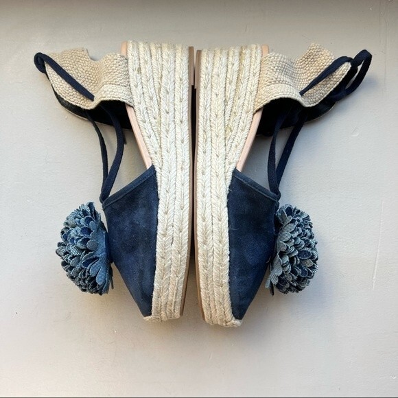 Kate Spade New York Espadrille Wedge Heeled Sandals Ankle Strap Women’s 8 New - Picture 6 of 14